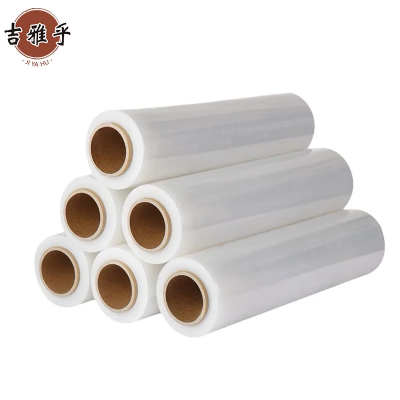 吉雅乎 保鲜膜 PE厨房家用大卷腿缠绕膜清洁 50cm宽*300米长 /卷