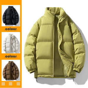 户外潮牌男装冬季新款立领情侣棉袄加厚保暖宽松休闲棉衣男士外套