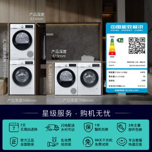 西门子洗衣机WG52A100AW+烘干机WQ53A2D00W