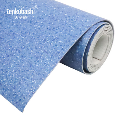 天空桥 地板革 深蓝碎石纹2.0mm 平方米