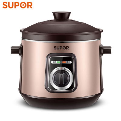 苏泊尔电炖锅 电炖盅家用自动煲汤锅煲粥电砂锅 DG50YK11-305L 紫陶内胆 /1台