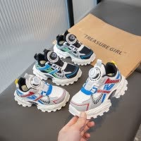 儿童新款运动休闲鞋软底舒适童鞋男女学生秋季透气时尚运动鞋