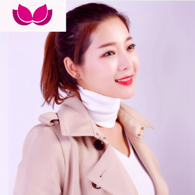 七斓秋冬围脖护颈椎脖套女冬保暖假领子百搭针织薄款围领防寒学生