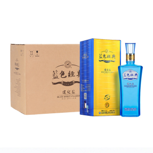 洋河蓝色经典 海之蓝 兄弟款 邃之蓝52度500mL*6整箱装浓香型白酒