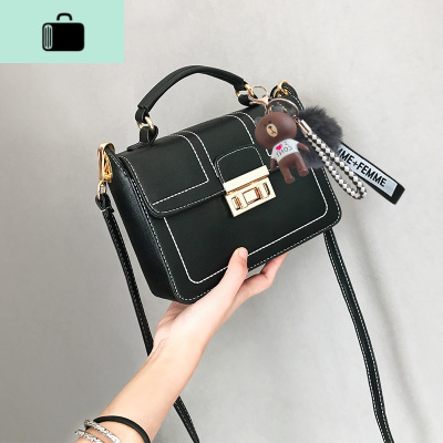 ins网红包包女2020新款 百搭女士手提单肩斜挎包女学生韩版小方包NEW LAKE女斜挎包