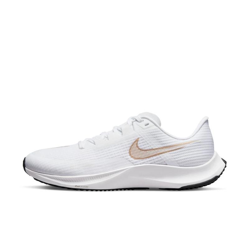 耐克(NIKE)男款跑步鞋专业训练竞速鞋耐用防滑缓震跑鞋白金配色