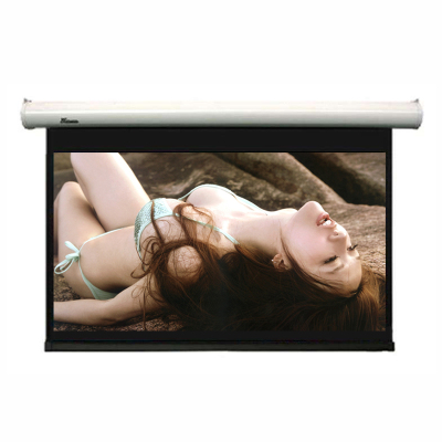 经科JK电动不带拉绳投影幕布M3-FI/300s玻纤幕白幕133寸16:10