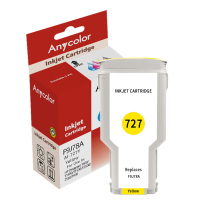 欣彩 727号墨盒 AI-727Y 黄色 F9J78A 适用惠普HP Designjet T920 T1500 T153