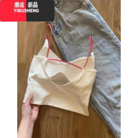 YIBUSHENG广州十三行~带胸垫吊带背心女季内搭外穿纯欲辣妹短款打底上衣
