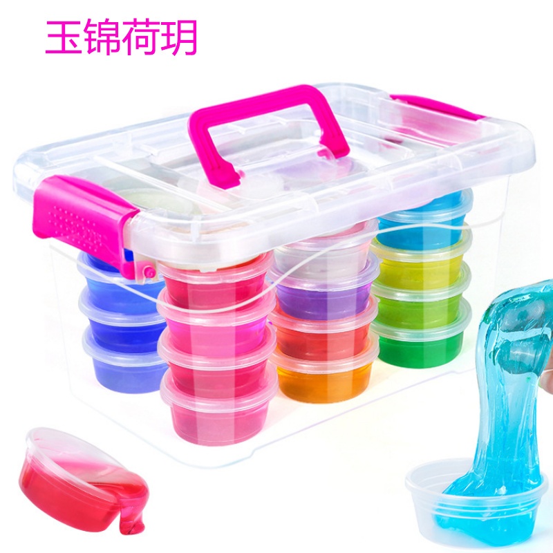 厂家直销超轻粘土套装彩泥黏土幼儿园儿童雪花泥早教diy水晶泥