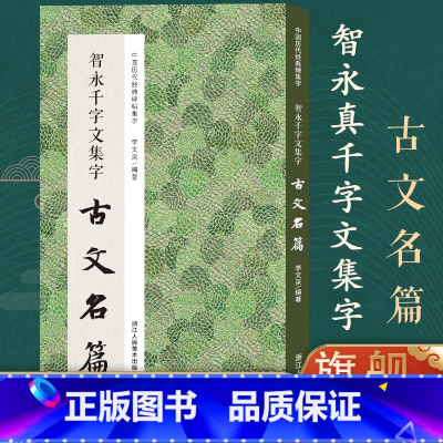 [正版]智永千字文集字古文名篇 收录智永楷书千字文集字古文名篇11篇脍炙人口供广大书法爱好者创作参考 中国历代经典碑帖