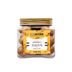 虎牙哥哥夏威夷果300g奶油味罐装新货薄壳坚果零食干果批发