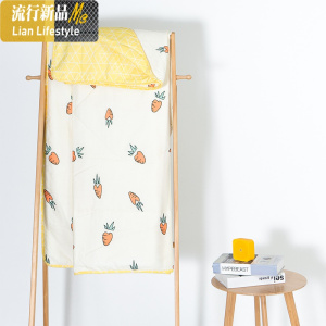 棉ins网红夏被 可水洗夏凉被北欧空调被夏季棉卡通儿童薄被子 三维工匠