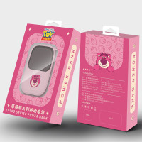 泺澳(REAO)草莓熊 22.5W迷你自带双线移动电源D1(10000mAh)甜品草莓熊