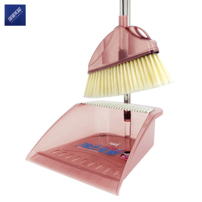 安居先森不锈钢杆家用软毛扫把簸箕套装 TTB-100 红色