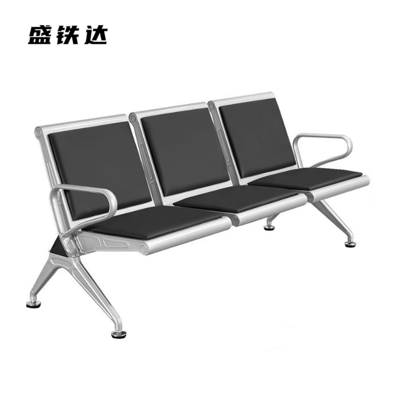 盛铁达 连体椅三人位+垫 STD-JJ135 组