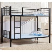 森美人铁艺高架床高低床铁床上下床双层床上下铺铁架床可拆分上下两层床