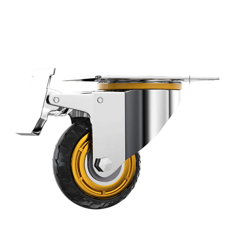 鑫睿辉 橡胶刹车轮 5寸 个