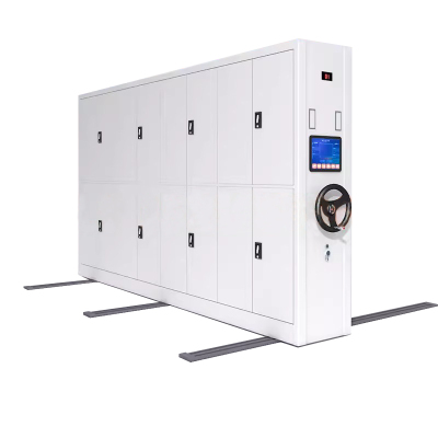 汉诺鑫威密集柜档案室电动智能密集架移动档案柜凭证资料柜手摇文件柜一列4组每立方(智能)