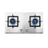 华帝(vatti)4.5kW火力燃气灶JZT-i10063A(天然气)台式灶双眼灶家用不锈钢台嵌两用熄火保护