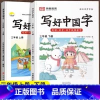 寒假衔接❤2本[三年级上下册]语文 [正版]抖音同款小学生写好中国字正楷临摹儿童硬笔楷书一年级二年级三四上册下册同步练字