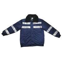 瀚乐邦 高可视性警示服皮短大衣 175# 件