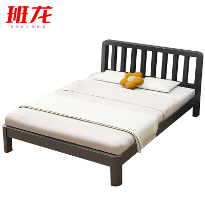 班龙员工床100*200cm+床垫黑色套