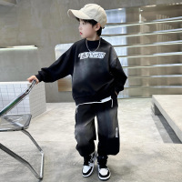 男童秋装卫衣套装新款儿童运动服春秋款中大童两件套秋季帅气