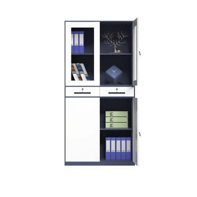 豫仲迈 套色文件柜档案柜中二斗文件柜/台