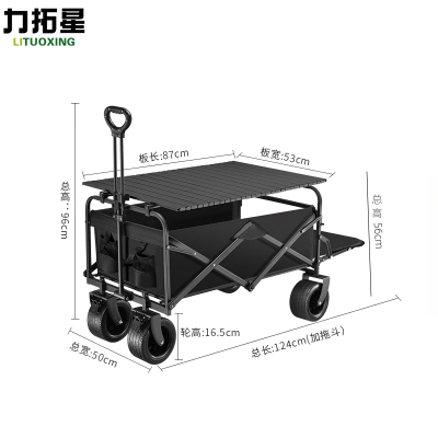 力拓星 露营车 十寸后开+桌板 个