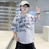 男童夏装短袖T恤2025新款儿童夏季半袖中大童夏款体恤痞帅风上衣t