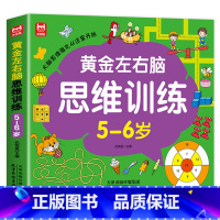 [加厚升级版]左右脑思维训练5-6岁 [正版]全套4册 左右脑思维训练2-3-4-5-6岁 幼儿全脑开发大脑智力开发专注
