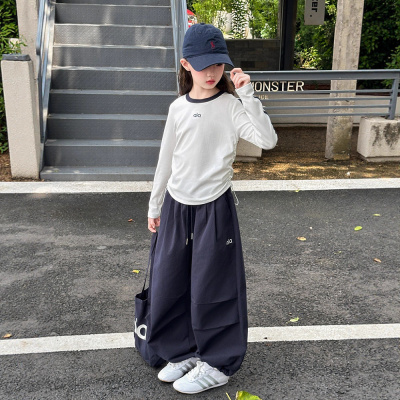 女童春装套装2026新款春季时髦女孩大童运动童装春秋洋气儿童长袖