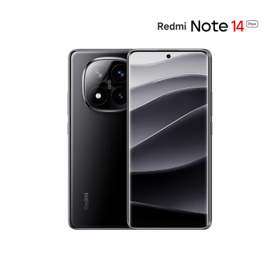 小米Redmi Note14 Pro+ 子夜黑 12GB+512GB 第三代骁龙7s 5芯 90W快速充电 6200mAh大电池 IP68防尘防水手机