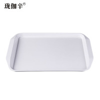 珑伽辛 耐高温密胺双耳托盘 43.2*30*3.2cm/个