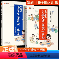 [共2册]集训手册+知识汇总 小学通用 [正版]时光学小学文学常识一本全小学必背语文基础知识大全写好优美句子1-6年级人