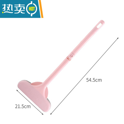 敬平洗纱窗刷免拆洗家用擦玻璃刮擦窗器窗户刷清洁工具擦纱窗清洁刷子 北欧粉大号[1个装]擦玻璃器