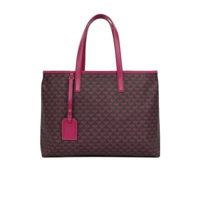 Emporio Armani奢侈品箱包女徽标细节手提包 Y3D006YG835-9672 七夕情人节礼物