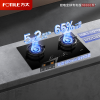方太01-TE21燃气灶天然气家用嵌入式 智能双定时 可指定烟灶联动创新空气舱5.2火力国补液化气专用