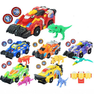 亿奇心奇爆龙战车之驯龙斗士玩具新奇暴龙战车爆炎毁灭者机甲爆裂变形爆变恐龙霸王龙豪华版-全套6款