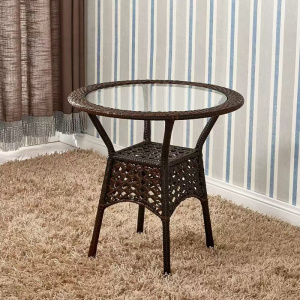 金菲罗格藤椅阳台桌椅休闲藤椅户外腾编家用桌子 桌子