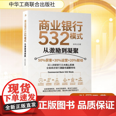 商业银行532模式 从激励到凝聚 孙军正 著 经管、励志 财政金融 金融 正版图书籍中华工商联合出版社