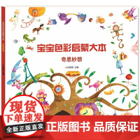 奇思妙想-宝宝色彩启蒙大本小白爸爸启蒙认知书/黑白卡/识字卡北方交通大学出版社正版