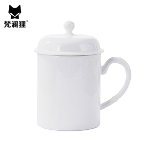 梵澜狸直筒竹节骨瓷杯LS23 个