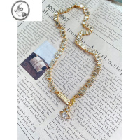 JiMi西太后土星项链女不规则满钻小众高级感锁骨链欧美轻奢风精致颈链