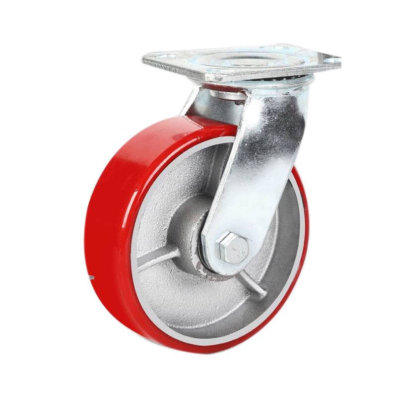 鑫睿辉 重型PU脚轮 6寸万向轮 个