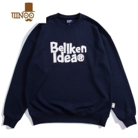 YANXUBellken日系400g廓形圆领卫衣男女潮牌流行情侣少年感