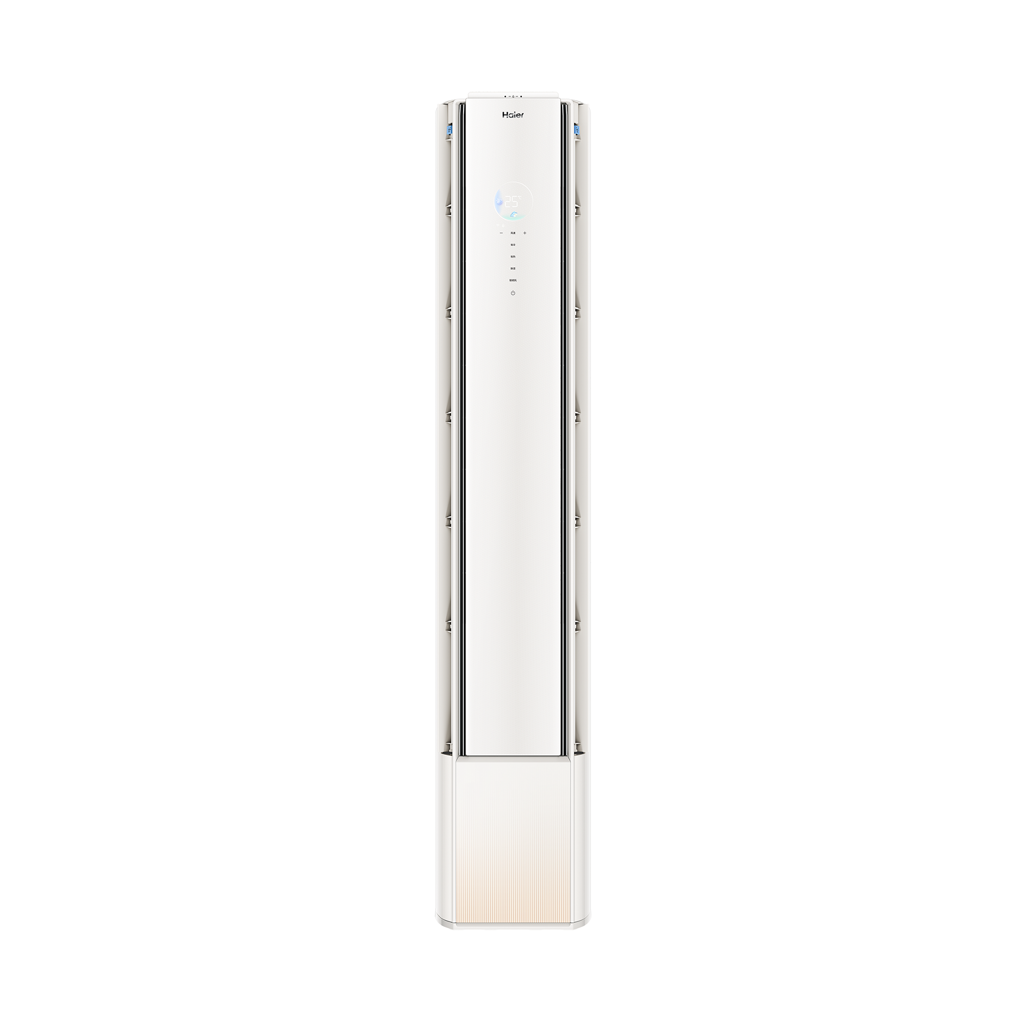 海尔空调(Haier)3匹 变频新1级能效 强冷强热 家用空调柜机KFR-72LW/C500-1套机