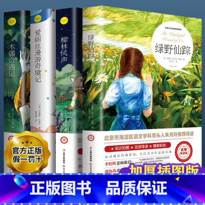 绿野仙踪4本 [正版]昆虫记注音小学生三年级四年级阅读课外书青少年无障碍阅读儿童文学获奖作品著名作家鲍姆