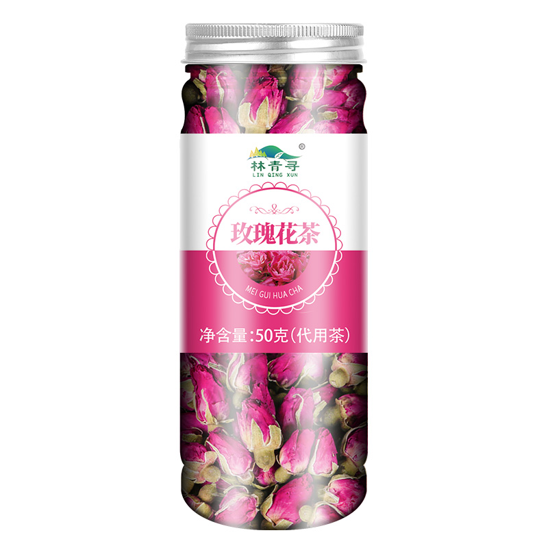 林青寻 玫瑰花茶 50克/罐